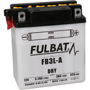 Akumulator Fulbat YB3L-A DRY FB3L-A 12V 3.2Ah 25A